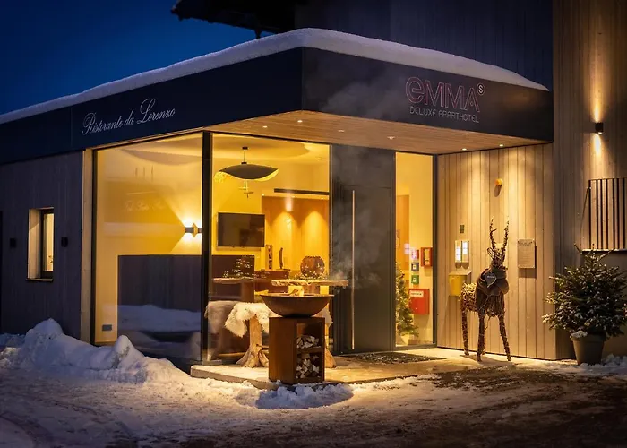 Emma Deluxe Aparthotel, Aircondition, Ganzjaehrig Beheizter Aussenpool & Skibus Direkt Vor Der Tuer アパートホテル